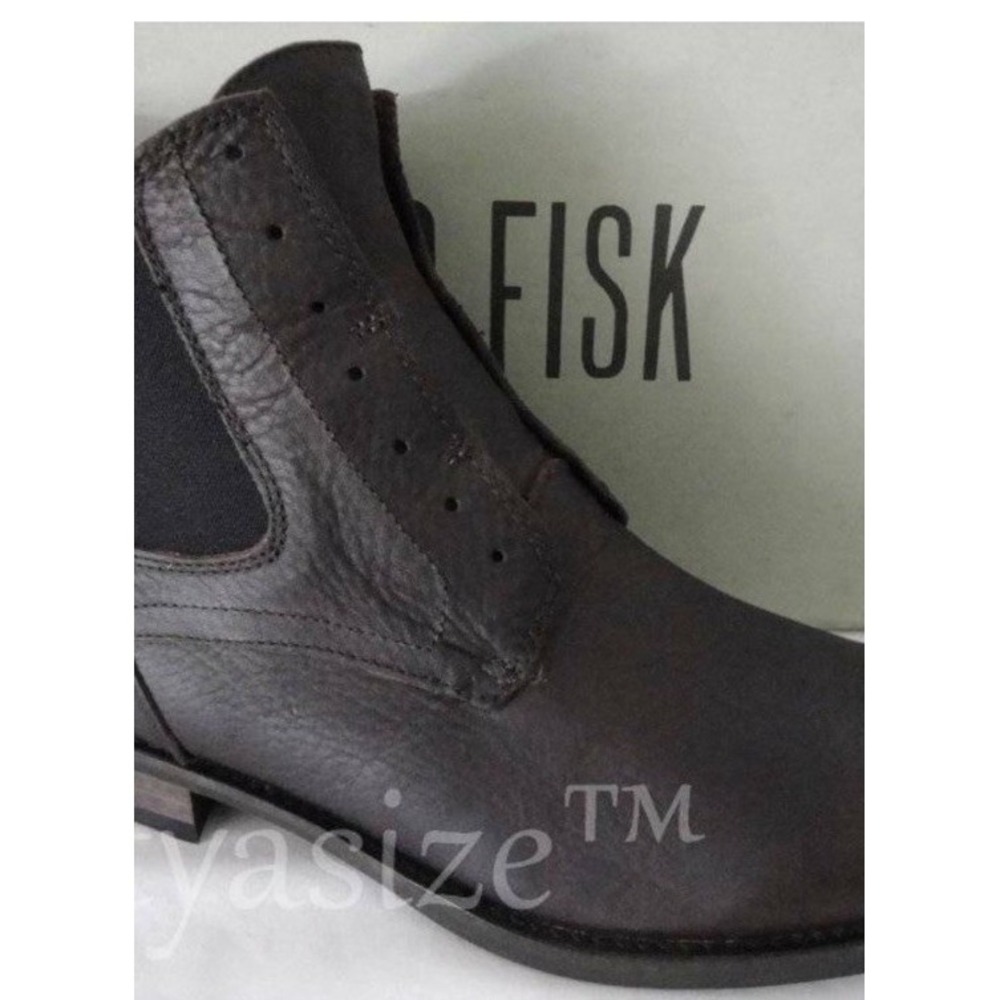 JD Fisk Mathers Brown Leather Chelsea Boots for Men Size 10 - New